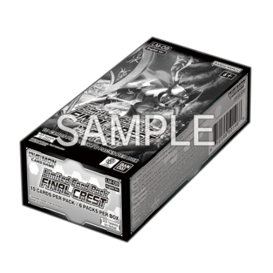 PRE ORDER- DIGIMON CARD GAME Limited Card Pack FINAL CREST [LM-08]